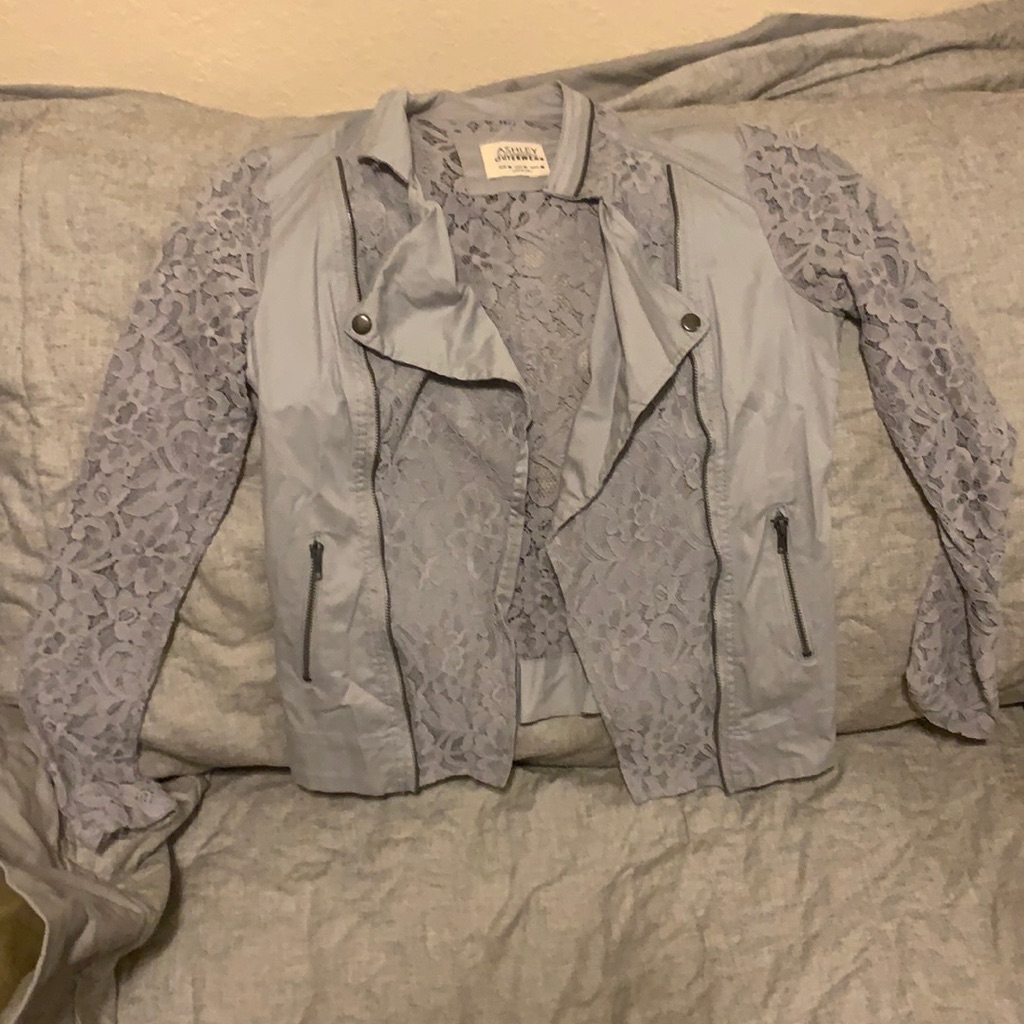 Gray Lace Jacket